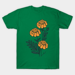 Marigold Flowers 70s vintage T-Shirt